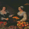 Women With Fruit Diamond Painting