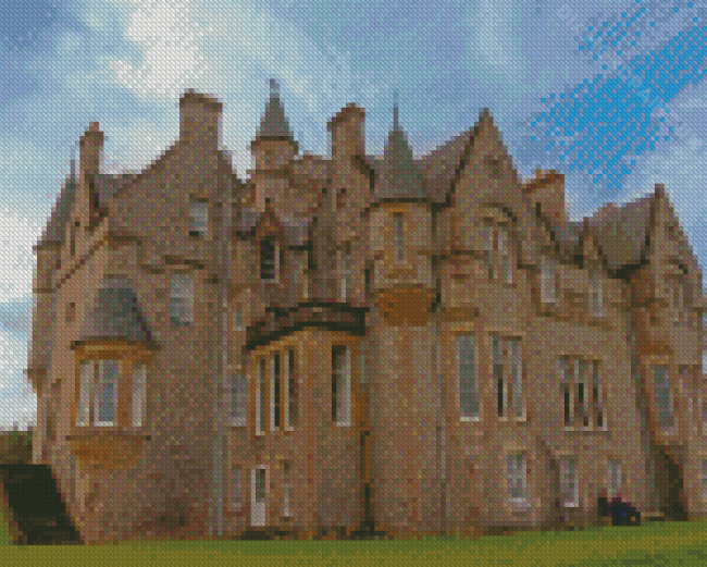 Glengorm Castle In Tobermory Diamond Painting