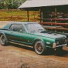 Green Mercury Cougar Diamond Painting