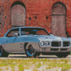 Grey 1969 Pontiac Firebird Diamond Painting