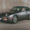 Grey Porsche 944 Diamond Painting