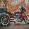 Harley Davidson Trike Diamond Painting
