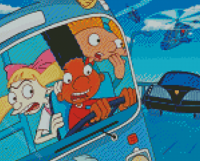 Hey Arnold Animation Diamond Painting