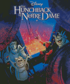 Hunchback Of Notre Dame Disney Poster Diamond Painting