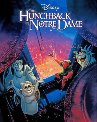 Hunchback Of Notre Dame Disney Poster Diamond Painting
