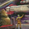 Hutt Star Wars Character Diamond Painting