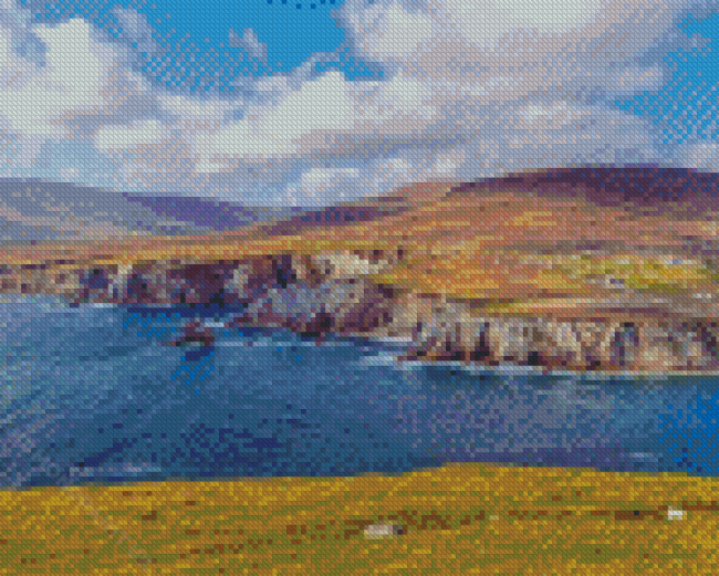 Ireland County Mayo Cliffs Diamond Painting