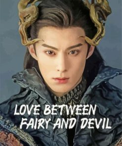 Love Between Fairy And Devil Character Poster Diamond Painting