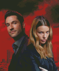 Lucifer And Chloe Decker Diamond Painting