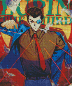 Lupin The Third Poster Diamond Painting