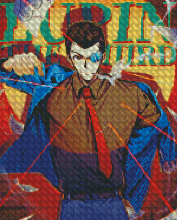 Lupin The Third Poster Diamond Painting