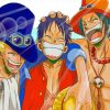 Manga One Piece Ace Luffy Sabo Diamond Painting