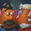 Mrs And Mr Potato Head Diamond Painting