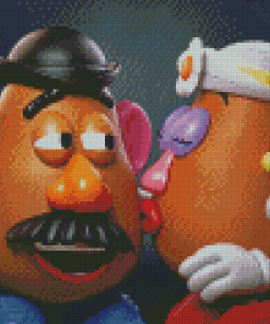 Mrs And Mr Potato Head Diamond Painting