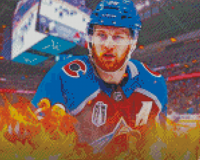 Nathan MacKinnon Diamond Painting