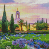 Newport Beach California Temple Diamond Painting