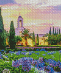 Newport Beach California Temple Diamond Painting