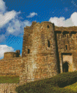 Norman Kidwelly Castle Wales Diamond Painting