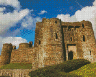 Norman Kidwelly Castle Wales Diamond Painting