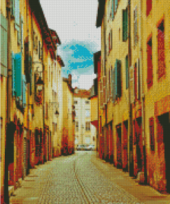 Old Alley In Nancy City Diamond Painting