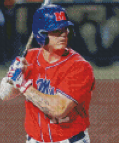 Ole Miss Rebels Team Player Diamond Painting