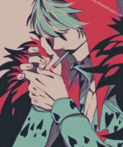 One Piece Rosinante Smoking Diamond Painting