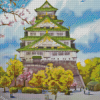 Osaka Castle Art Diamond Painting