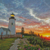 Pemaquid Point Usa Diamond Painting