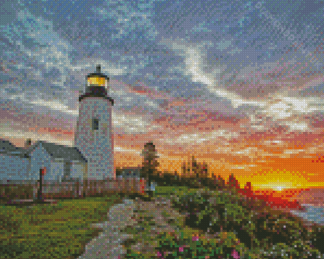 Pemaquid Point Usa Diamond Painting