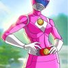 Pink Power Ranger Character Diamond Painting
