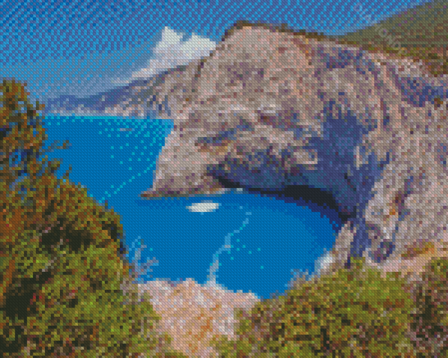 Porto Katsiki Diamond Painting