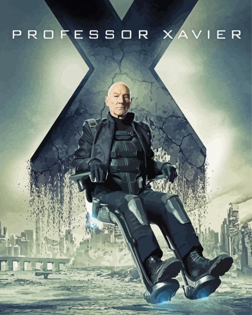 Professor Xavier Poster Diamond Painting
