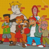 Recess Cartoon Diamond Painting