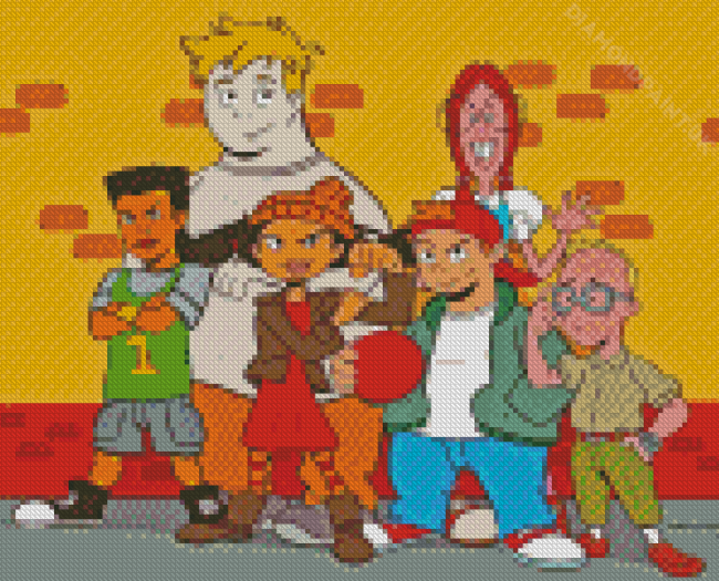 Recess Cartoon Diamond Painting