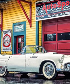 Retro 57 Thunderbird Car Diamond Painting