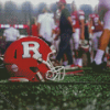 Rutgers Scarlet Knights Football Helmet Diamond Painting