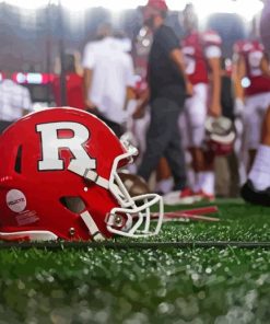 Rutgers Scarlet Knights Football Helmet Diamond Painting