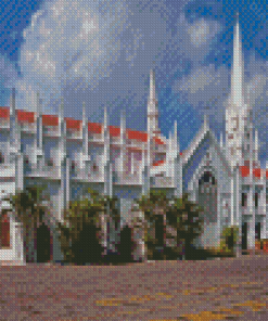 Santhome Cathedral Basilica Chennai Diamond Painting