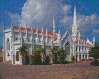 Santhome Cathedral Basilica Chennai Diamond Painting