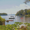 Sebago Lake Maine Landscape Diamond Painting