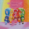 Smile Precure Art Characters Diamond Painting