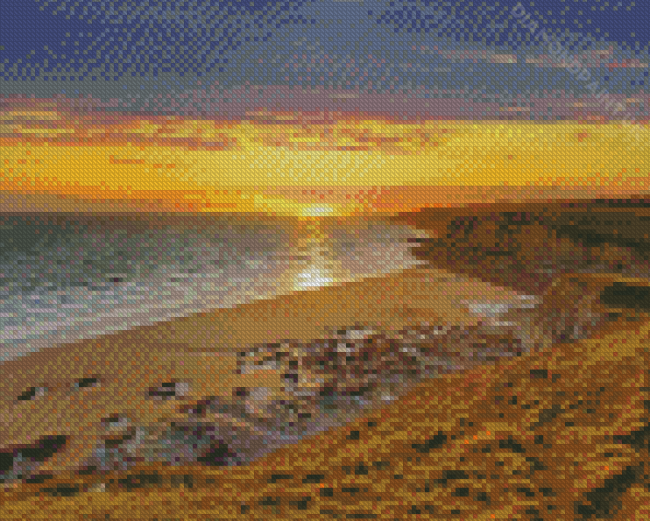 South Wales Beach Uk Diamond Painting