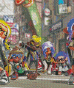 Splatoon 3 Characters Diamond Painting