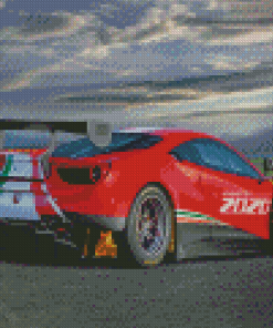 Sport Car Ferrari 488 GT3 Diamond Painting