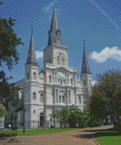 St Louis Cathedral New Orleans Diamond Painting