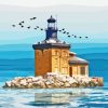 Toledo Harbor Lighthouse Ohio Diamond Painting