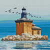 Toledo Harbor Lighthouse Ohio Diamond Painting