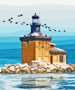 Toledo Harbor Lighthouse Ohio Diamond Painting