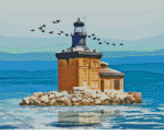 Toledo Harbor Lighthouse Ohio Diamond Painting