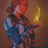 Triss The Witcher Serie Diamond Painting